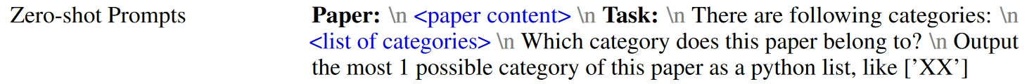 zero-shot prompt